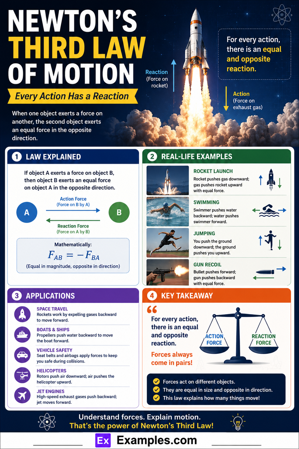 20+ Newton’s Third Law of Motion Examples
