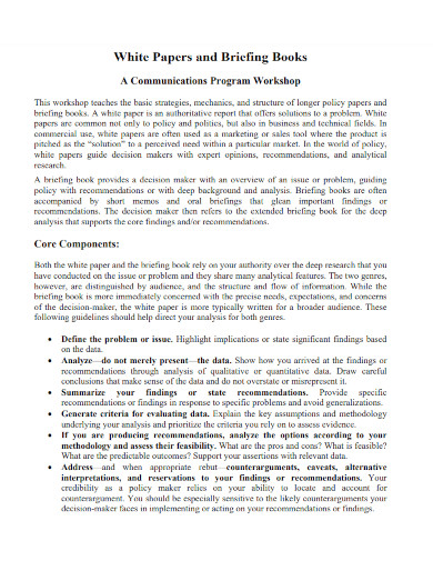 White Paper 15 Examples Format How To Write PDF