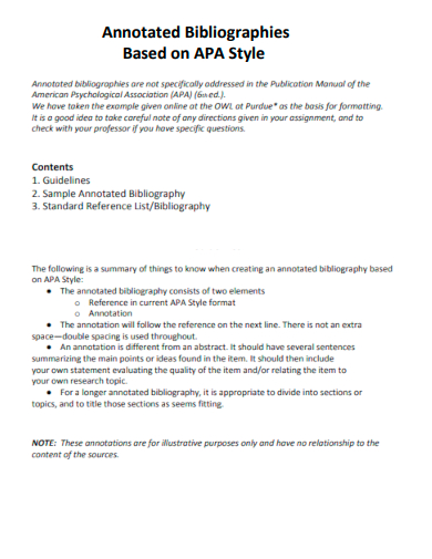 Annotated Bibliography Format Example Pdf Examples