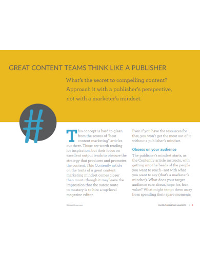 content marketing manifesto