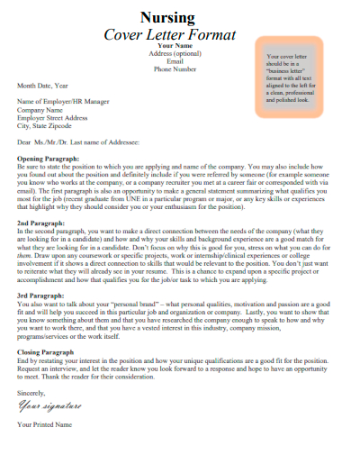 Nursing Cover Letter - Examples, Google Docs, MS Word, Apple Pages, PDF ...