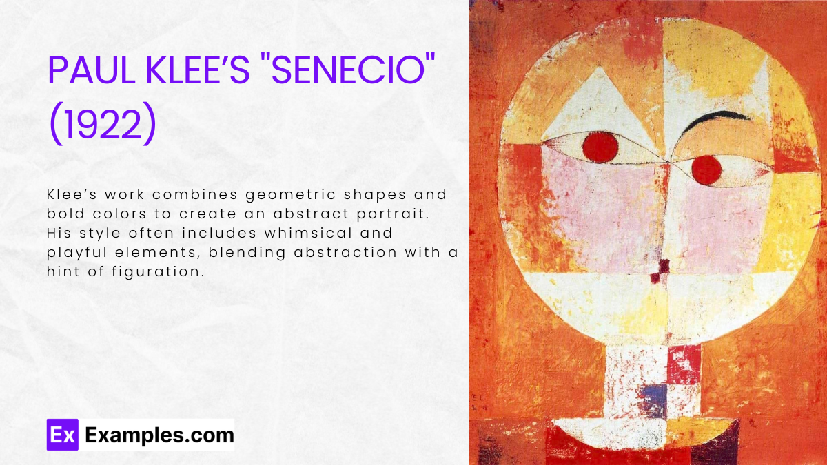 Paul Klee’s _Senecio_ (1922)