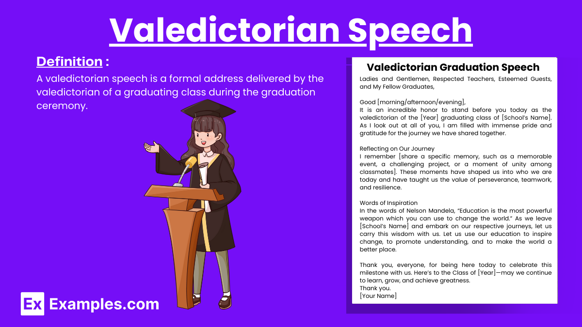 sample valedictorian speech university