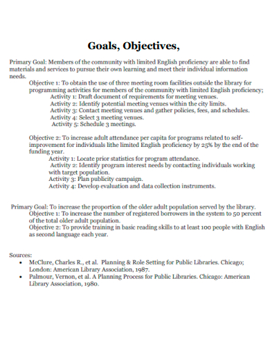 basic goals and objectives