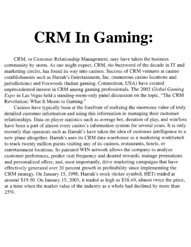 crm in gaming