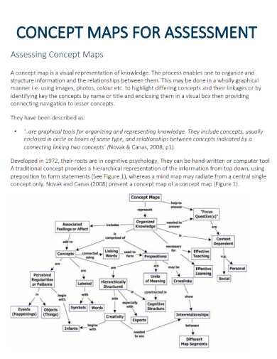 concept map for assessment