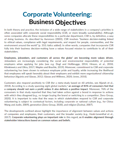 18+ Business Objectives - Examples, PDF | Examples
