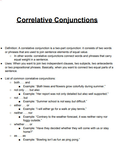 correlative conjunctions example