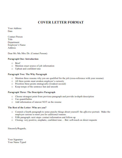 Cover Letter For Job Application - Examples, Word, Google Docs, Apple ...