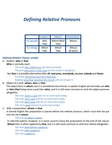 13 Relative Pronoun In PDF Examples