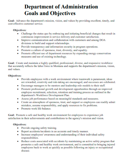 24+ Goals And Objectives - Examples, Pdf 