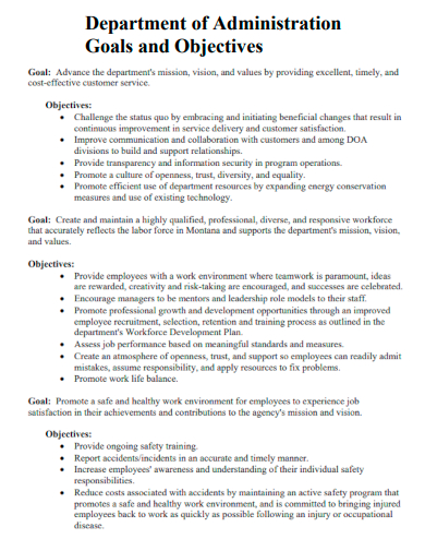 24+ Goals and Objectives - Examples, PDF | Examples
