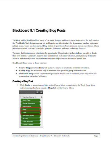 Editable Blog Post Example