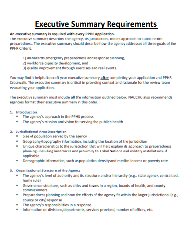 20+ Executive Summary Format - Examples, MS Word, Google Doc, PDF ...