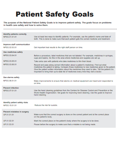 24 Goals Examples To Download