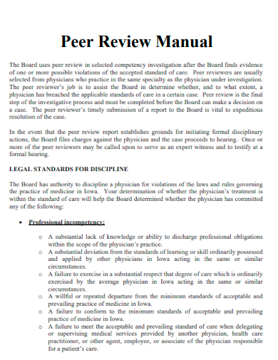 peer review methodology