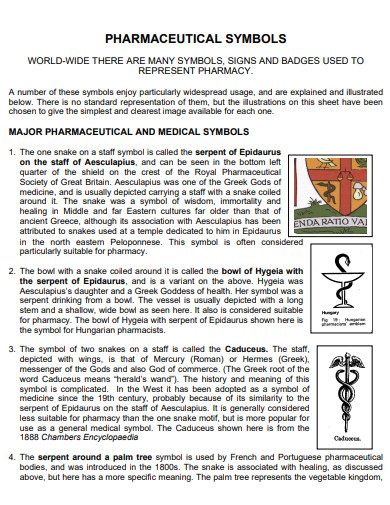 pharmaceutical symbols