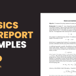 Physics Lab Report Examples