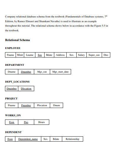 31+ Schema Examples - PDF | Examples
