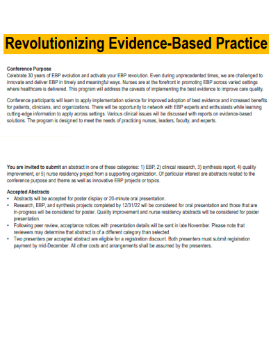 revolutionizing evidence based practice