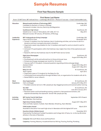 Beginner Resume Examples, How to Write, Tips | Examples