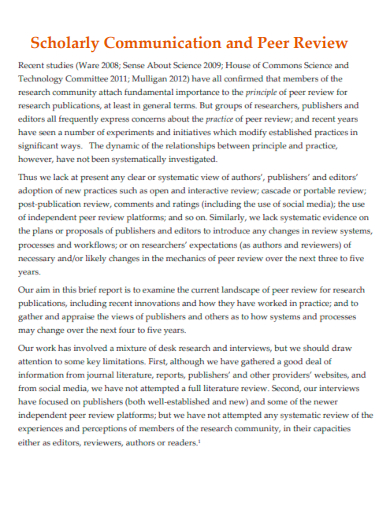 24+ Peer Review - Examples, PDF | Examples