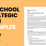School Strategic Plan Examples