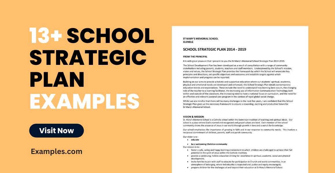 school strategic plan examples