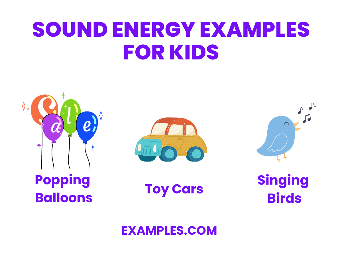 sound energy examples for kids