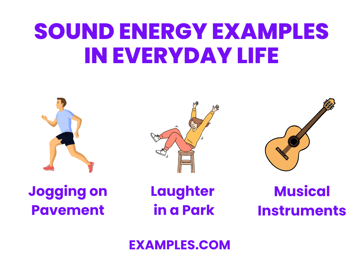 sound energy examples in everyday life