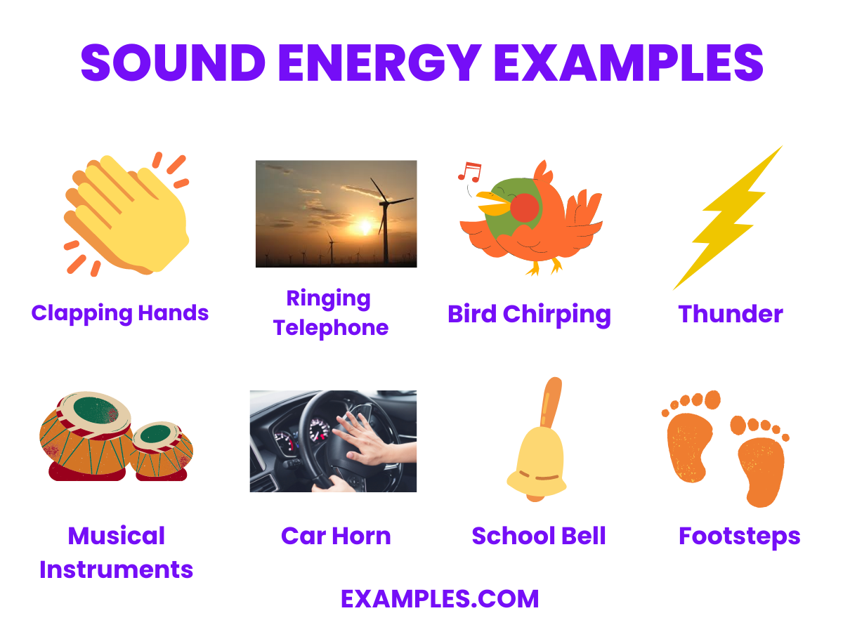 sound energy examples