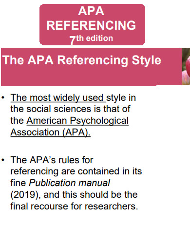7th edition apa referencing