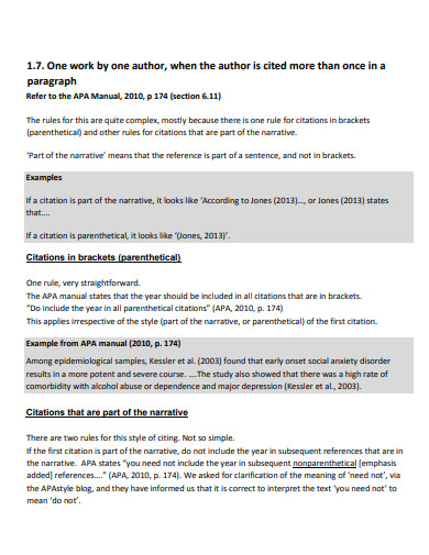 APA Cited Paragraph