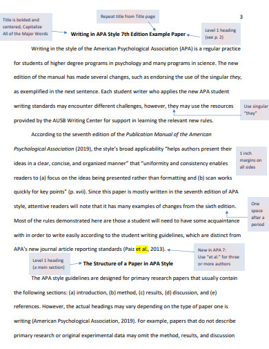 APA Paragraph - 19+ Examples in PDF
