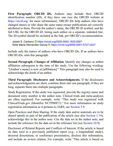 APA Publication Manual Paragraph