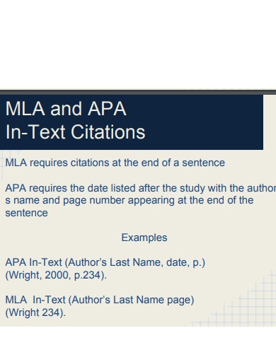 apa vs mla in text format