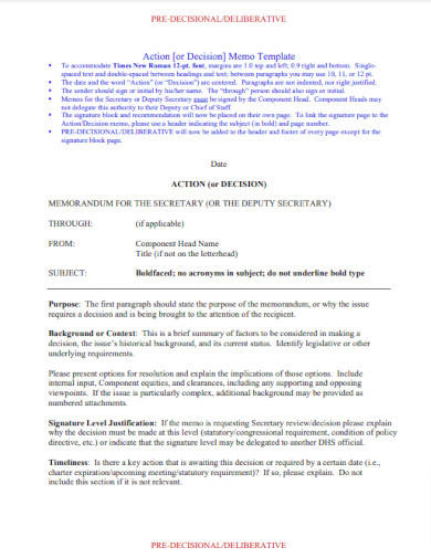 24+ Sample Memo Format - Examples, PDF | Examples