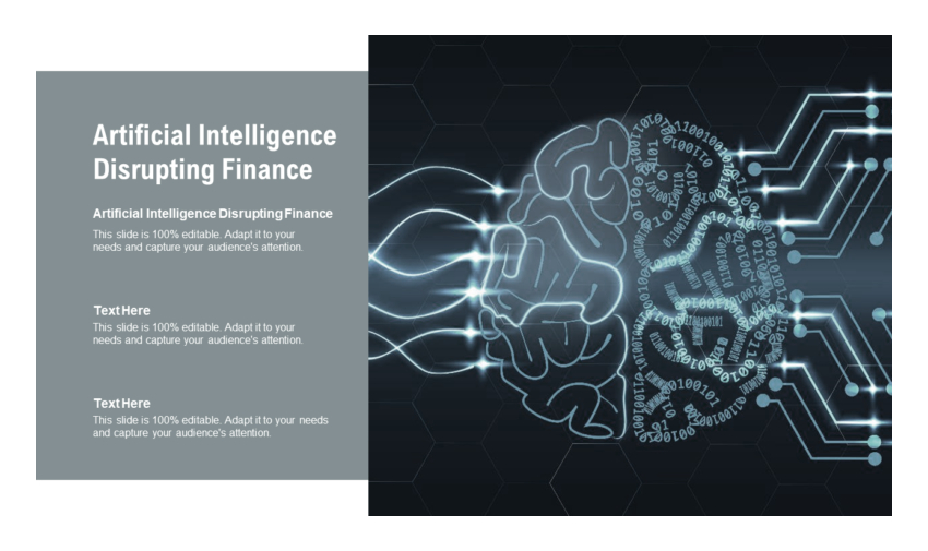 artificial intelligence disrupting finance ppt