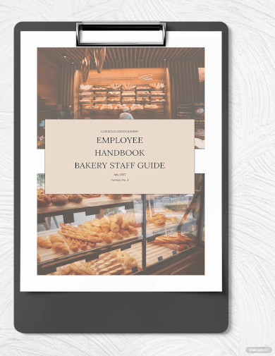 bakery employee handbook template
