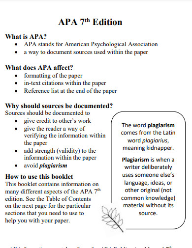 basic 7th edition apa 