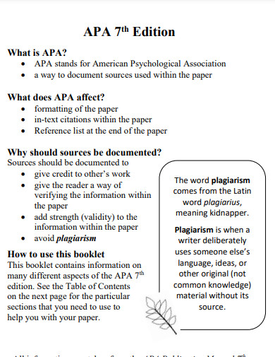 Basic 7th Edition APA 