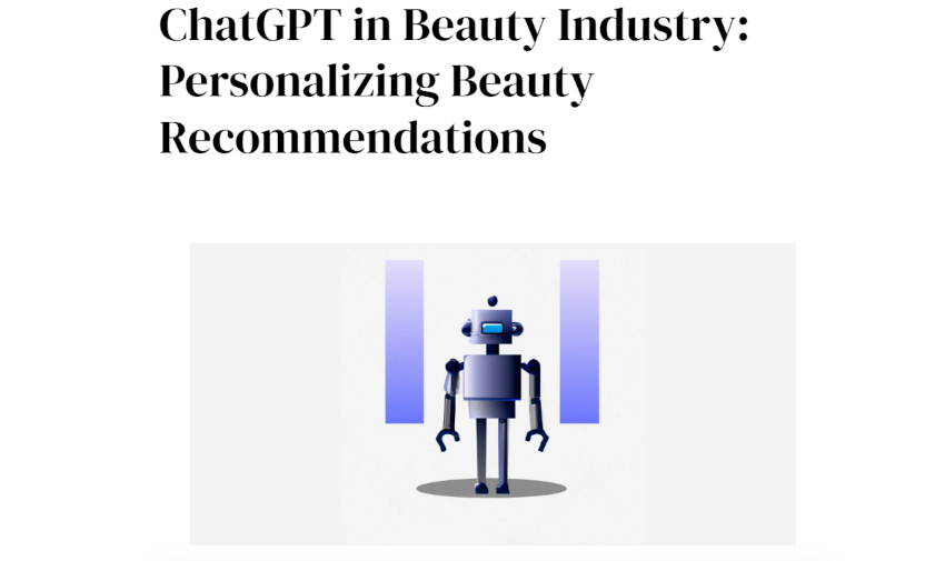 chatgpt as a beauty consultant