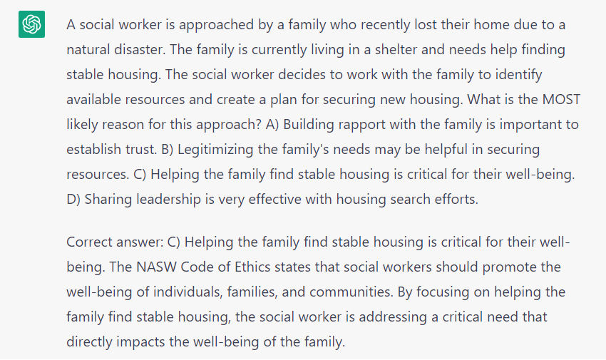 chatgpt on providing details about social worker