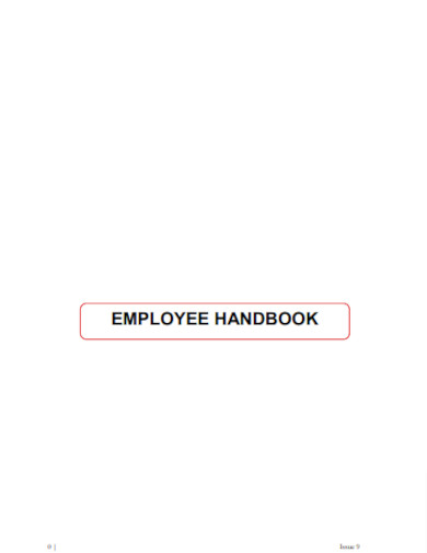 company employee handbook