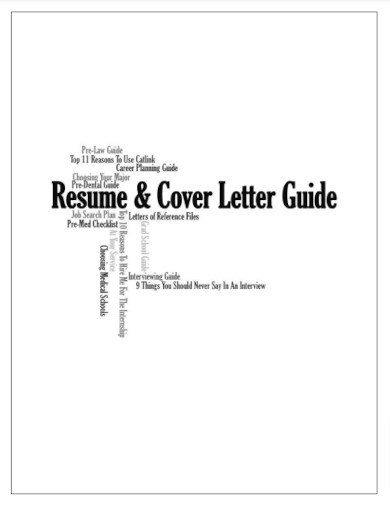 creative resume cover letter guide