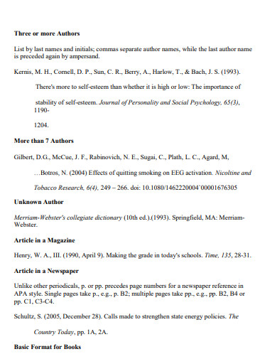 Editable APA Book Author Citation