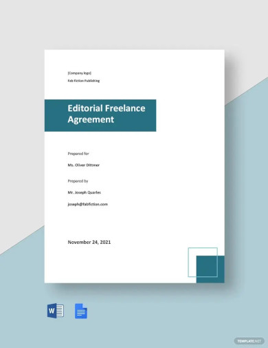 editorial freelance agreement template