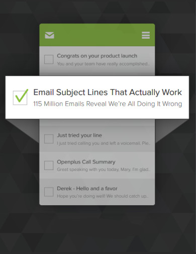 email subject lines that actually work