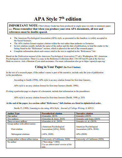 APA Paragraph - 19+ Examples in PDF