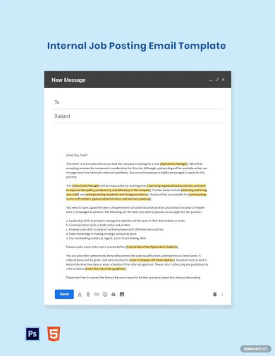 24+ Job Posting Examples - PDF | Examples